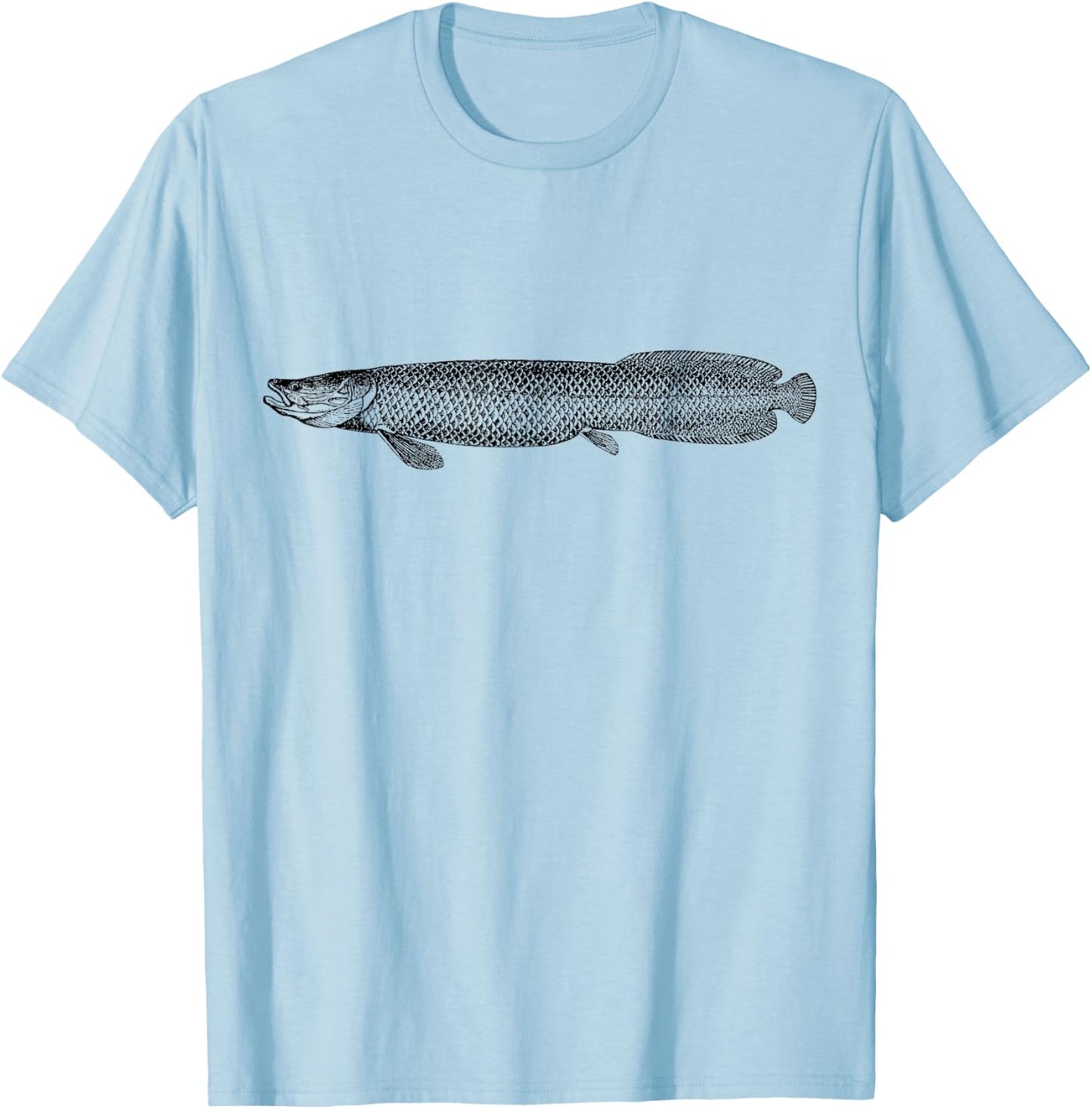 Arapaima Fish Vintage T-Shirt - T-Shirt | Light Blue