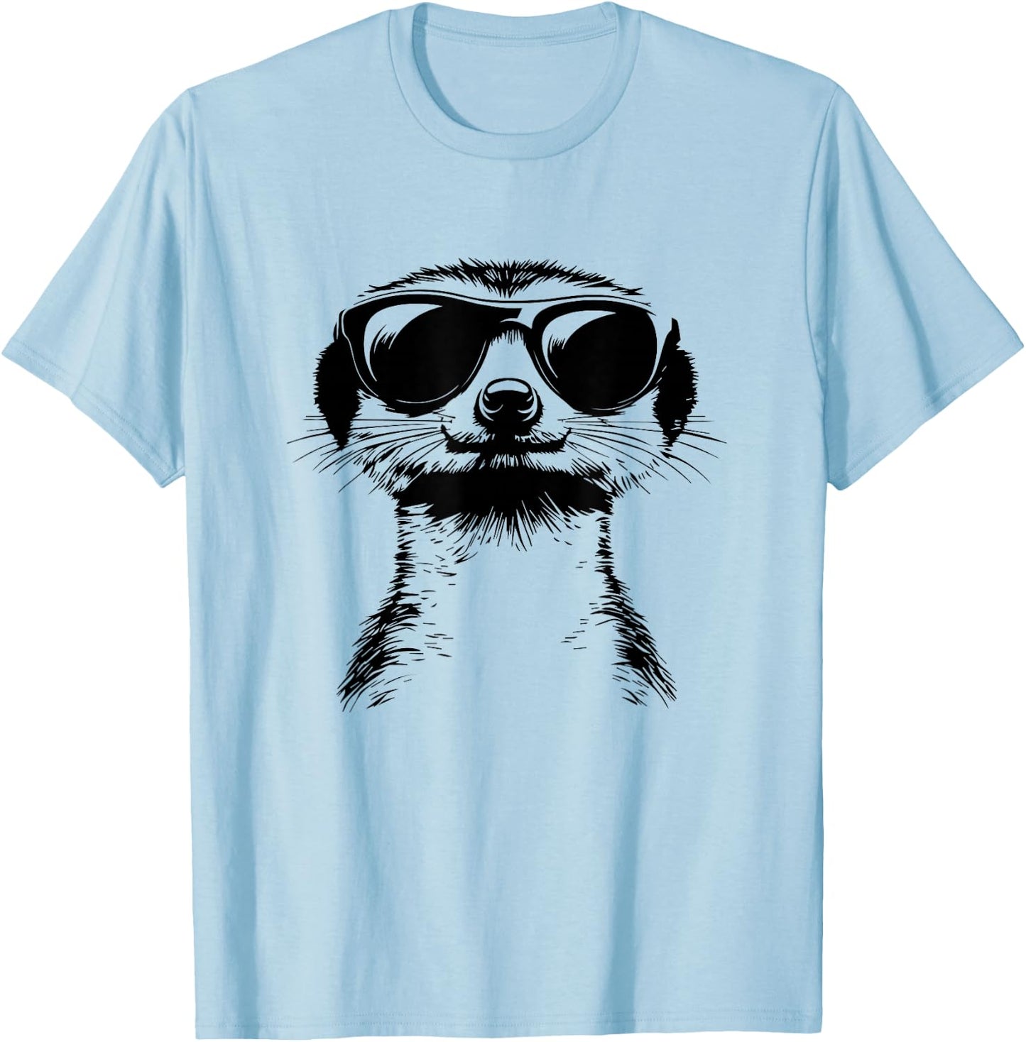 Cute I Love Meerkats T-Shirt - T-Shirt | Light Blue