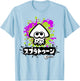 Nintendo Splatoon Inkling Text Splatter Graphic T-Shirt - T-Shirt | Light Blue