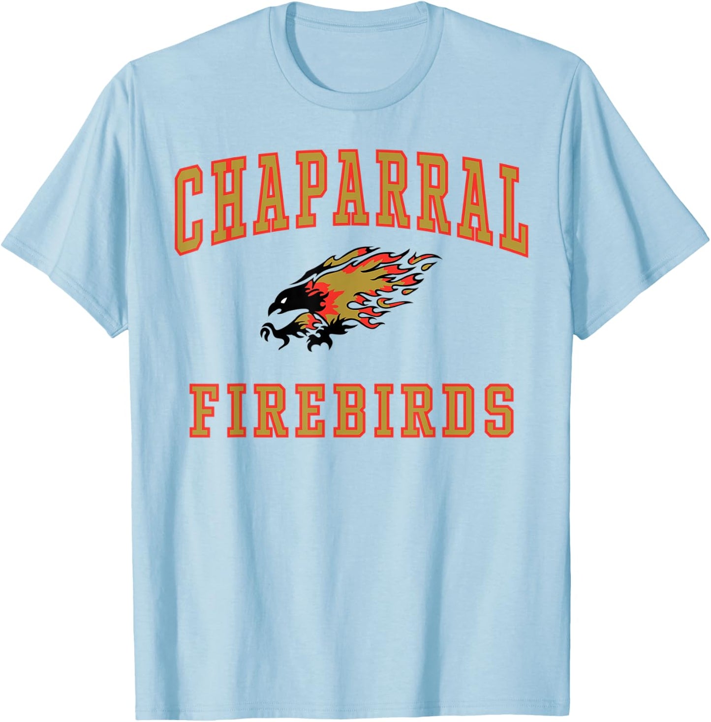 Chaparral High School Firebirds C1 T-Shirt - T-Shirt | Light Blue