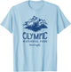 Vintage Olympic National Park Washington T-Shirt - T-Shirt | Light Blue