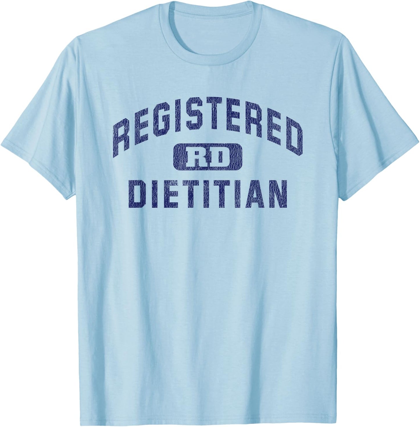 Registered Dietitian Vintage Nutritionist Gift T-Shirt - T-Shirt | Light Blue