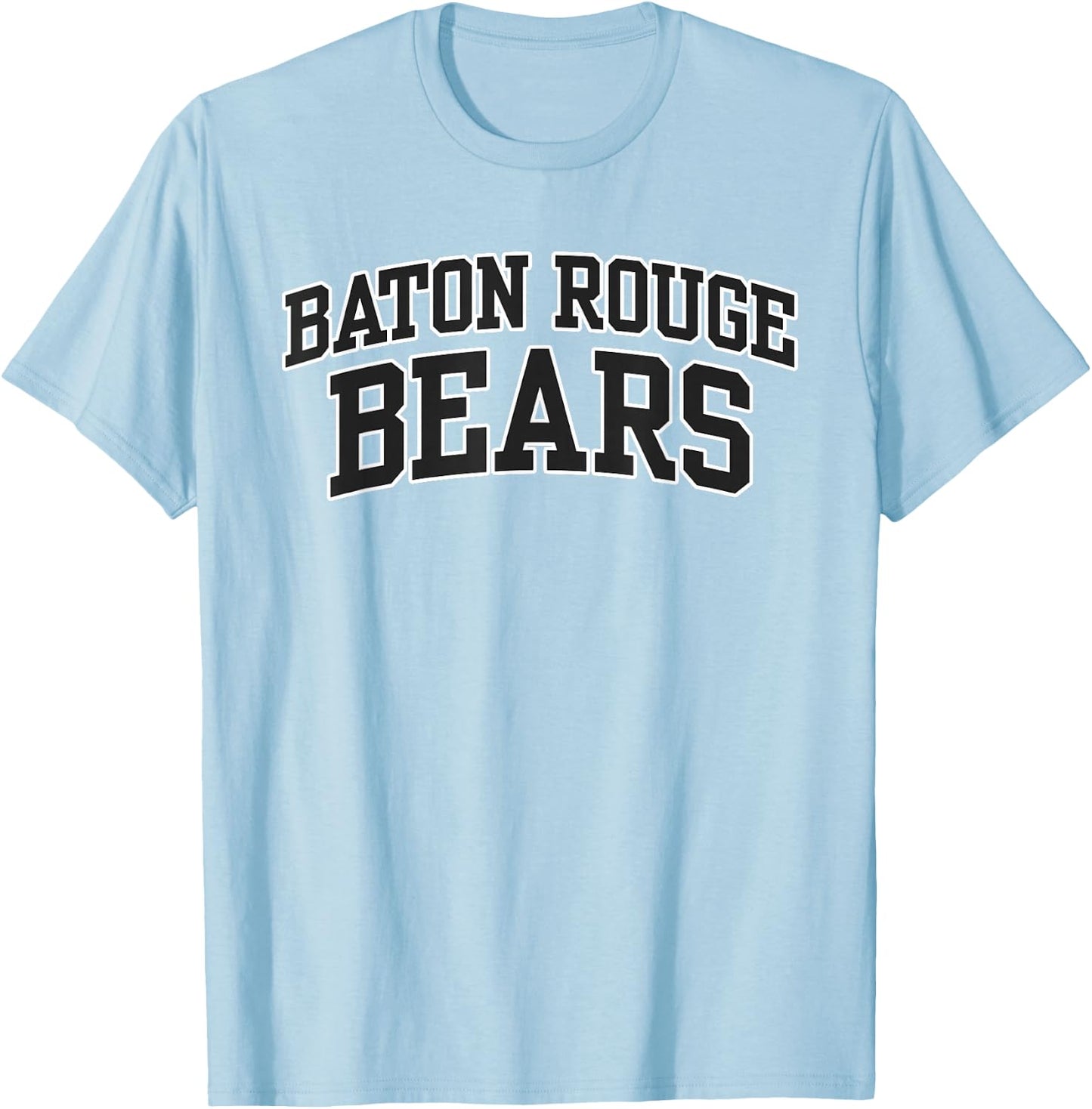 Baton Rouge Community College Bears Apparel Sports Fan T-Shirt - T-Shirt | Light Blue