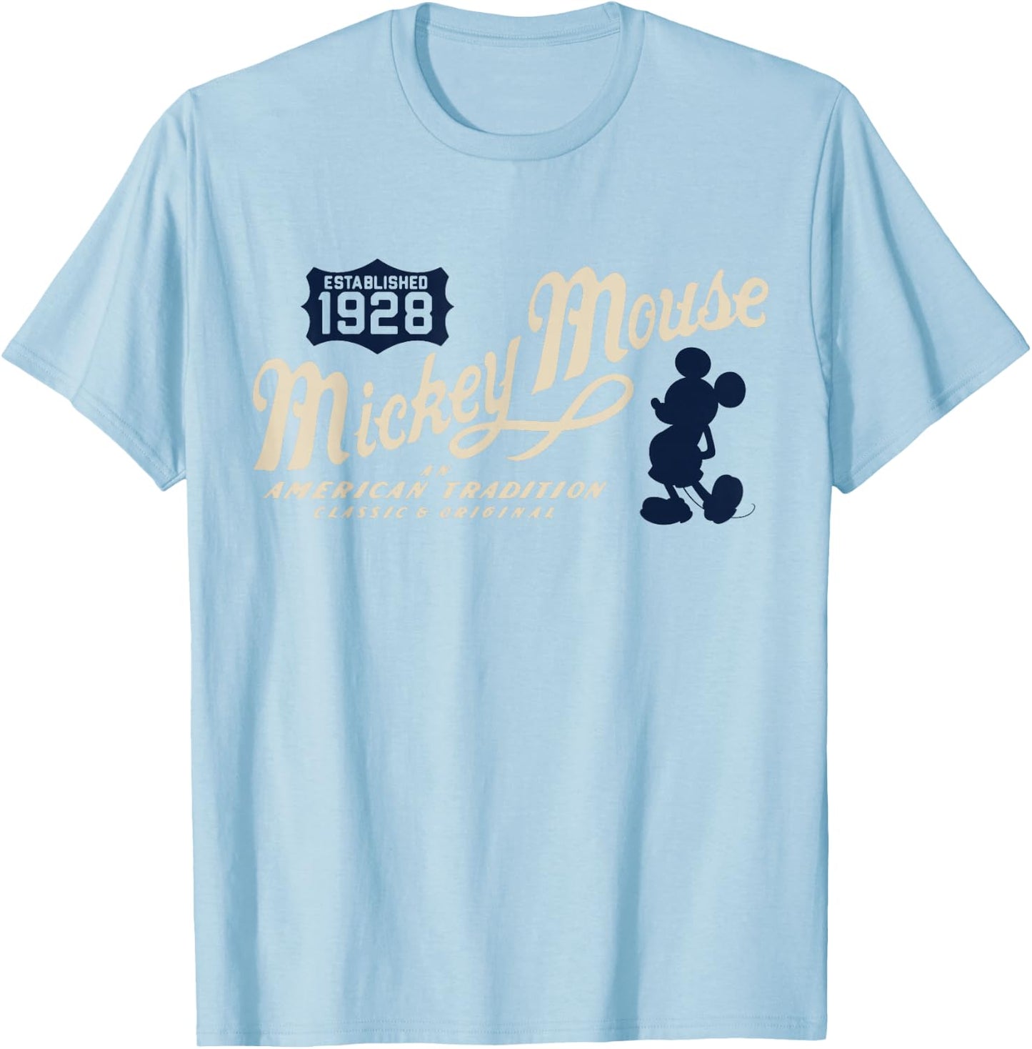 Disney - Mickey Mouse Classic T-Shirt - T-Shirt | Light Blue