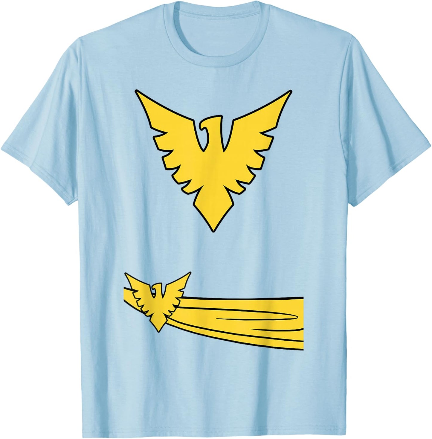 Marvel X-Men Phoenix Jean Grey Classic Comic Costume T-Shirt - T-Shirt | Light Blue
