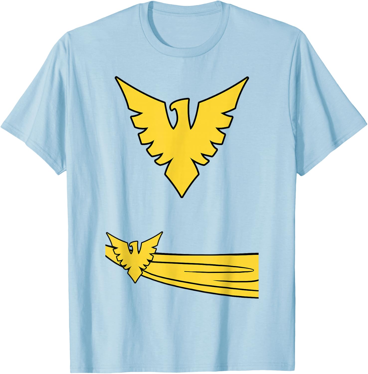 Marvel X-Men Phoenix Jean Grey Classic Comic Costume T-Shirt - T-Shirt | Light Blue