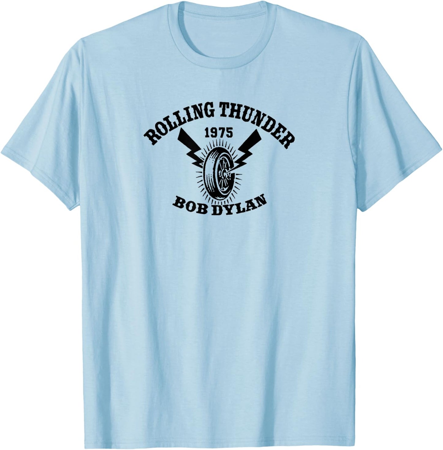 Bob Dylan - Rolling Thunder T-Shirt - T-Shirt | Light Blue