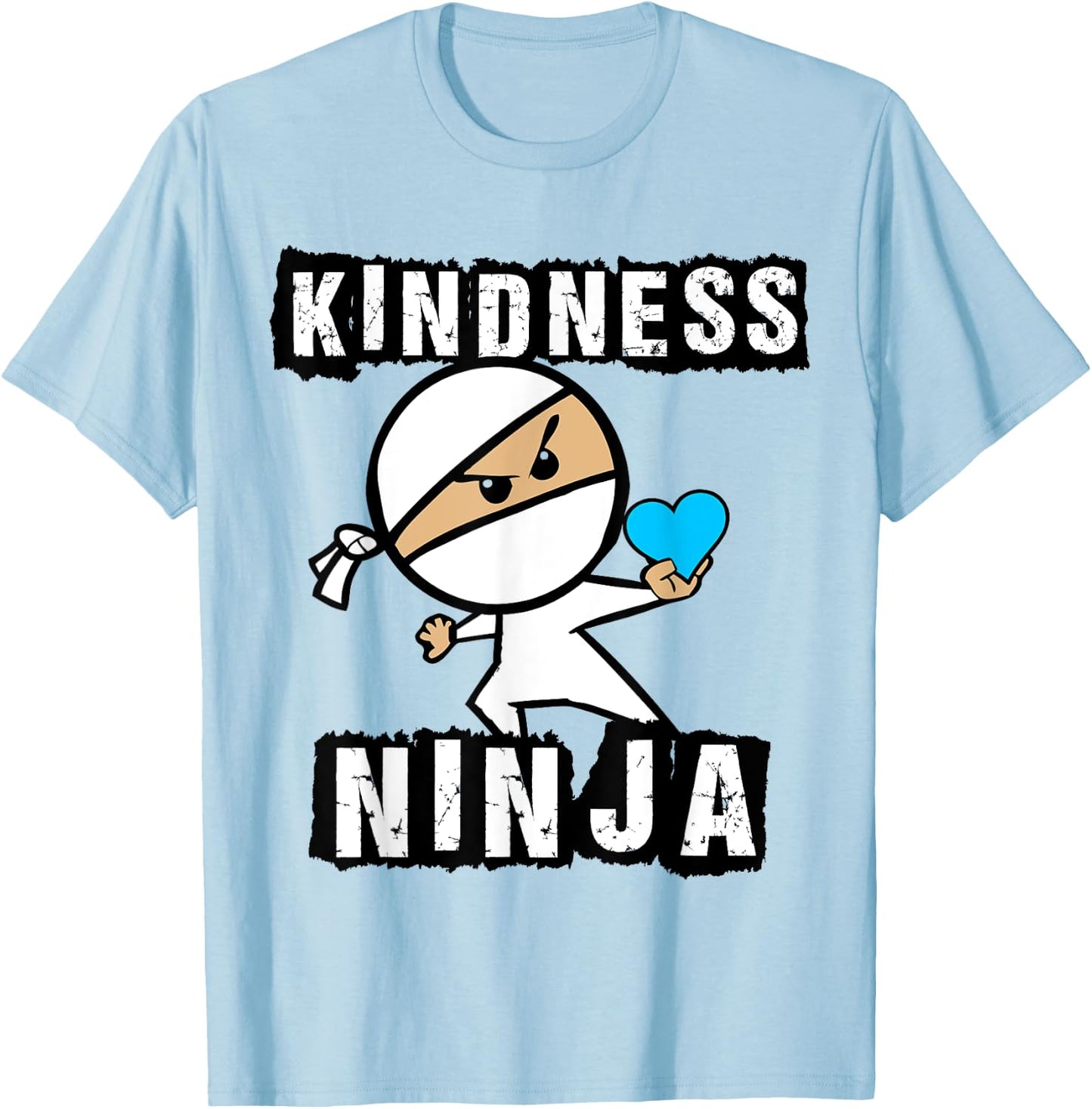 Kindness Ninja Choose Kind Anti Bullying Movement Shirt T-Shirt - T-Shirt | Light Blue