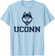 Connecticut Huskies Sportsmanship White Officially Licensed T-Shirt - T-Shirt | Light Blue