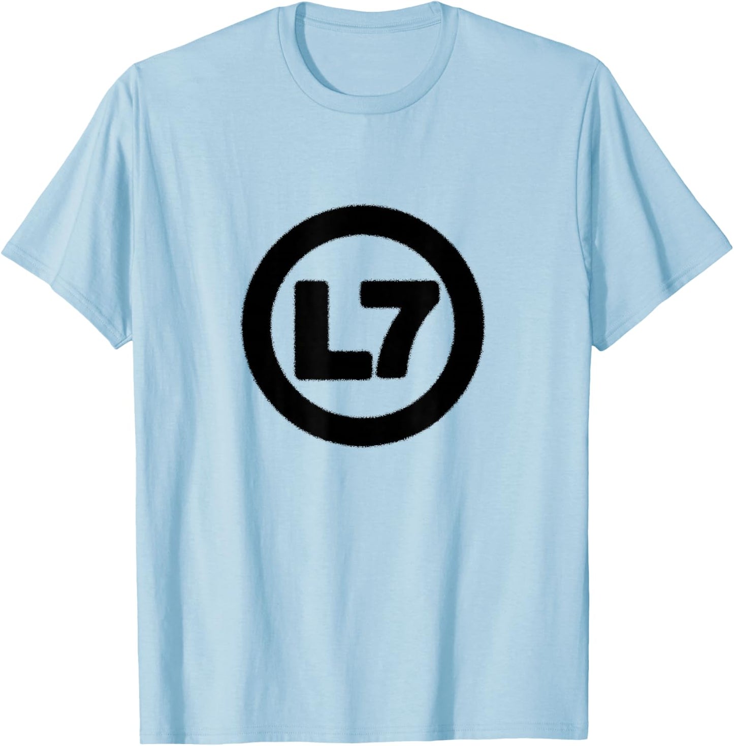 L7 - Spray Logo - Official Merchandise T-Shirt - T-Shirt | Light Blue