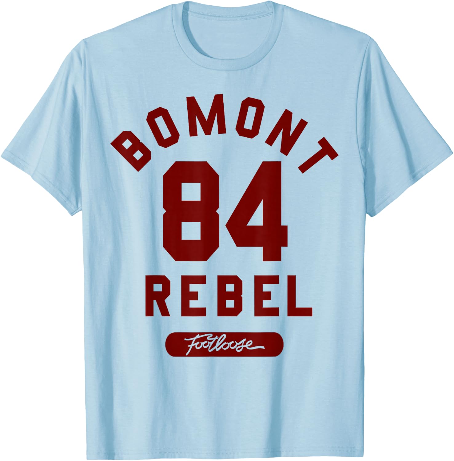 Footloose Bomont Rebel 84 Logo T-Shirt - T-Shirt | Light Blue
