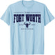 Fort Worth Stockyards Lovers T-Shirt - T-Shirt | Light Blue