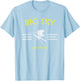Big Sky Skiing Montana Ski T-Shirt - T-Shirt | Light Blue