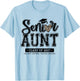 Senior Aunt Class of 2027 Graduation Leopard Proud Women T-Shirt - T-Shirt | Light Blue