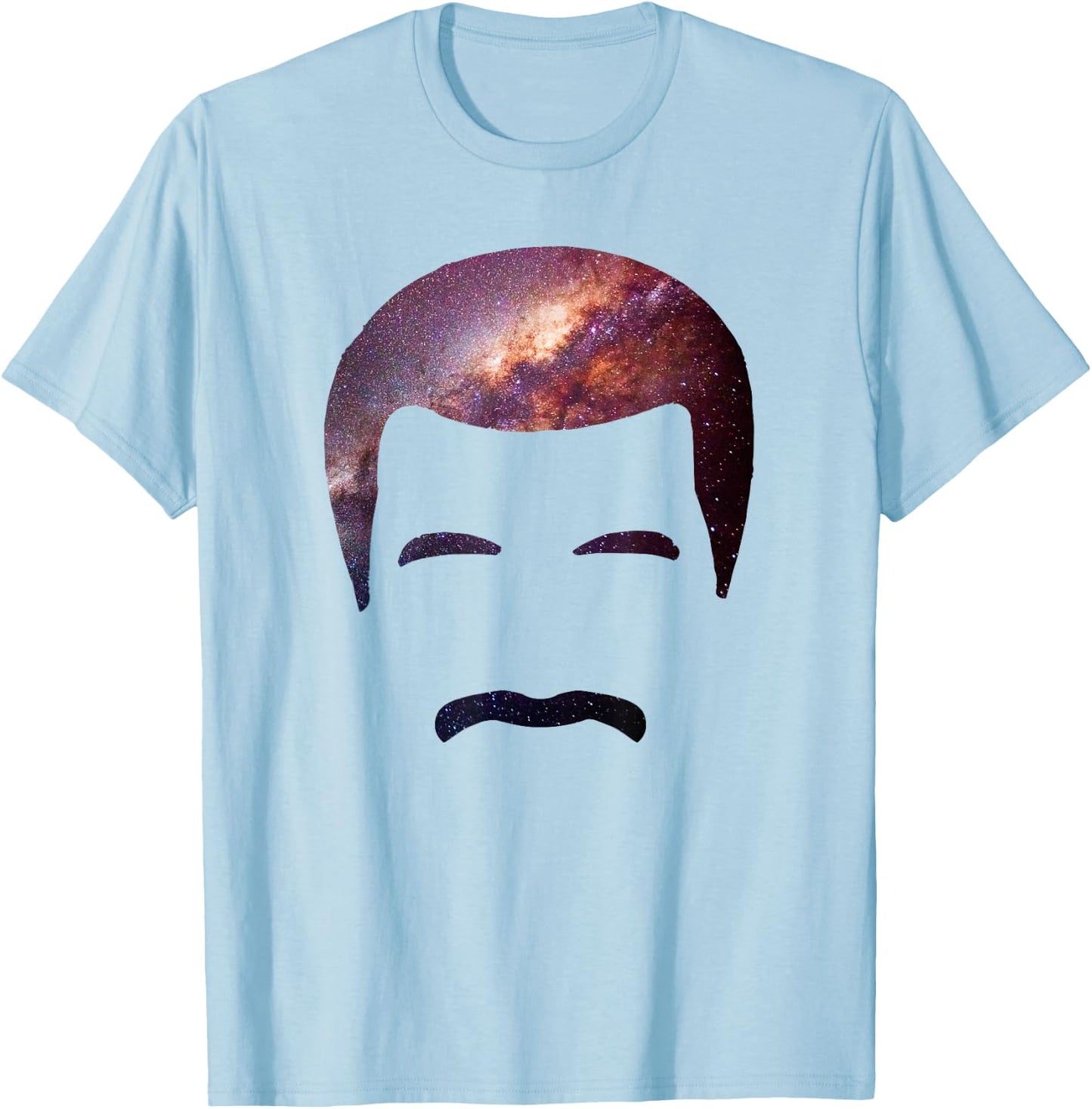 Neil deGrasse Tyson Galaxy T-Shirt - T-Shirt | Light Blue