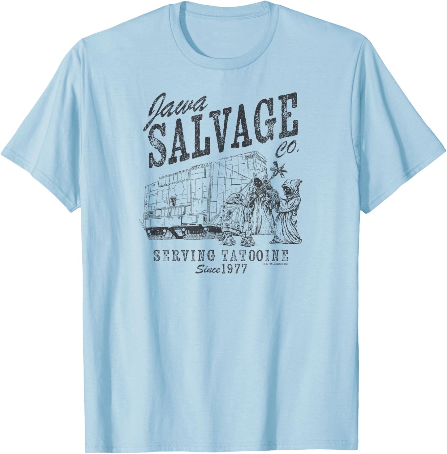 Star Wars - Jawa Salvage Co. Serving Tatooine Since 1982 T-Shirt - T-Shirt | Light Blue