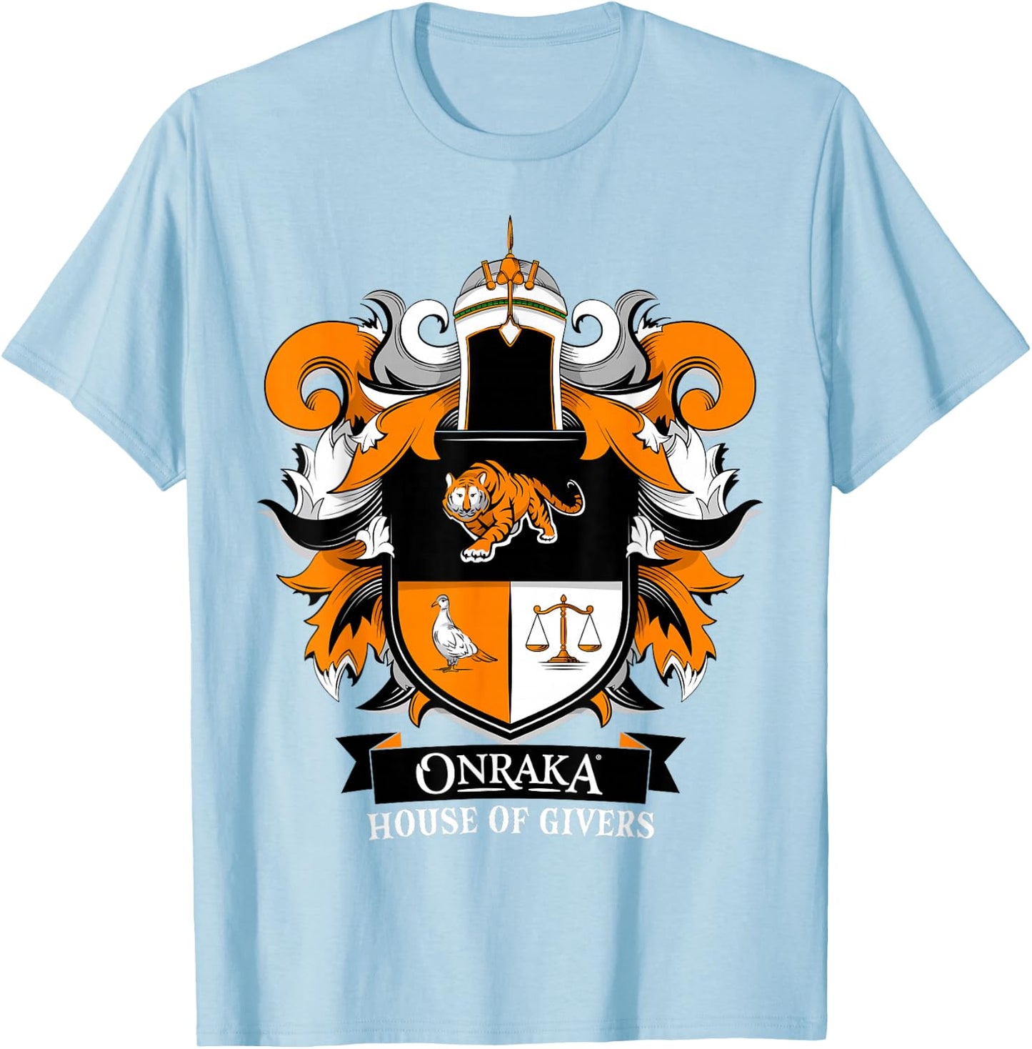 Onraka House Of Unity RCA Unity School Spirit T-Shirt - T-Shirt | Light Blue