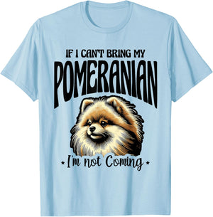 Pomeranian princess Cute Pomeranian Love Mom Design T-Shirt - T-Shirt | Light Blue