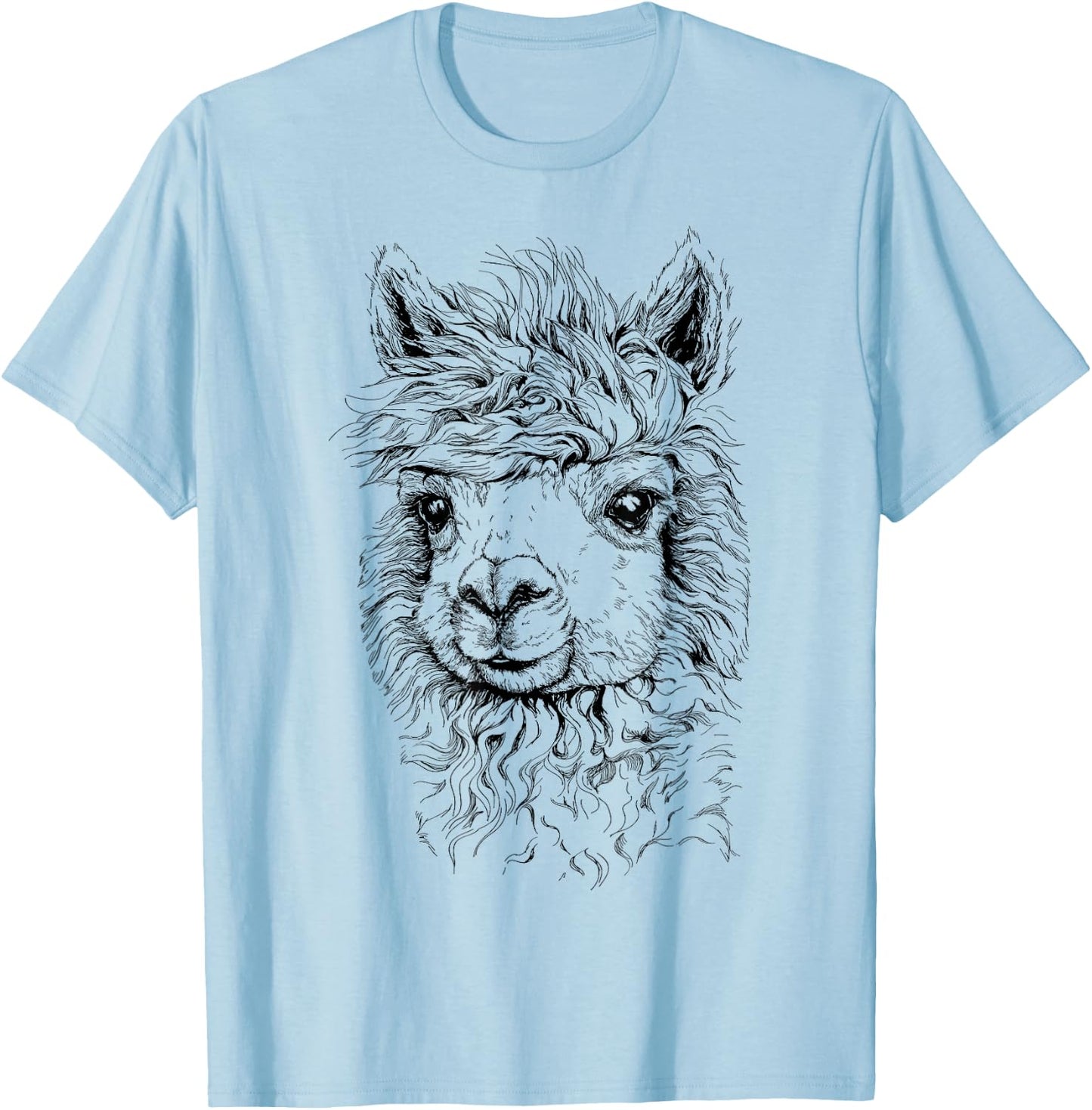 No Prob Llama Funny Gift No Drama Alpaca Lammacorn T-Shirt - T-Shirt | Light Blue