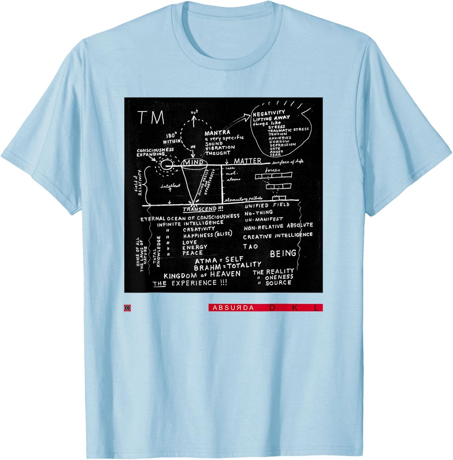 Studio: David Lynch TM Unified Field T-Shirt - T-Shirt | Light Blue