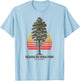 Sequoia National Park Retro Tree Minimalist Graphic Small T-Shirt - T-Shirt | Light Blue