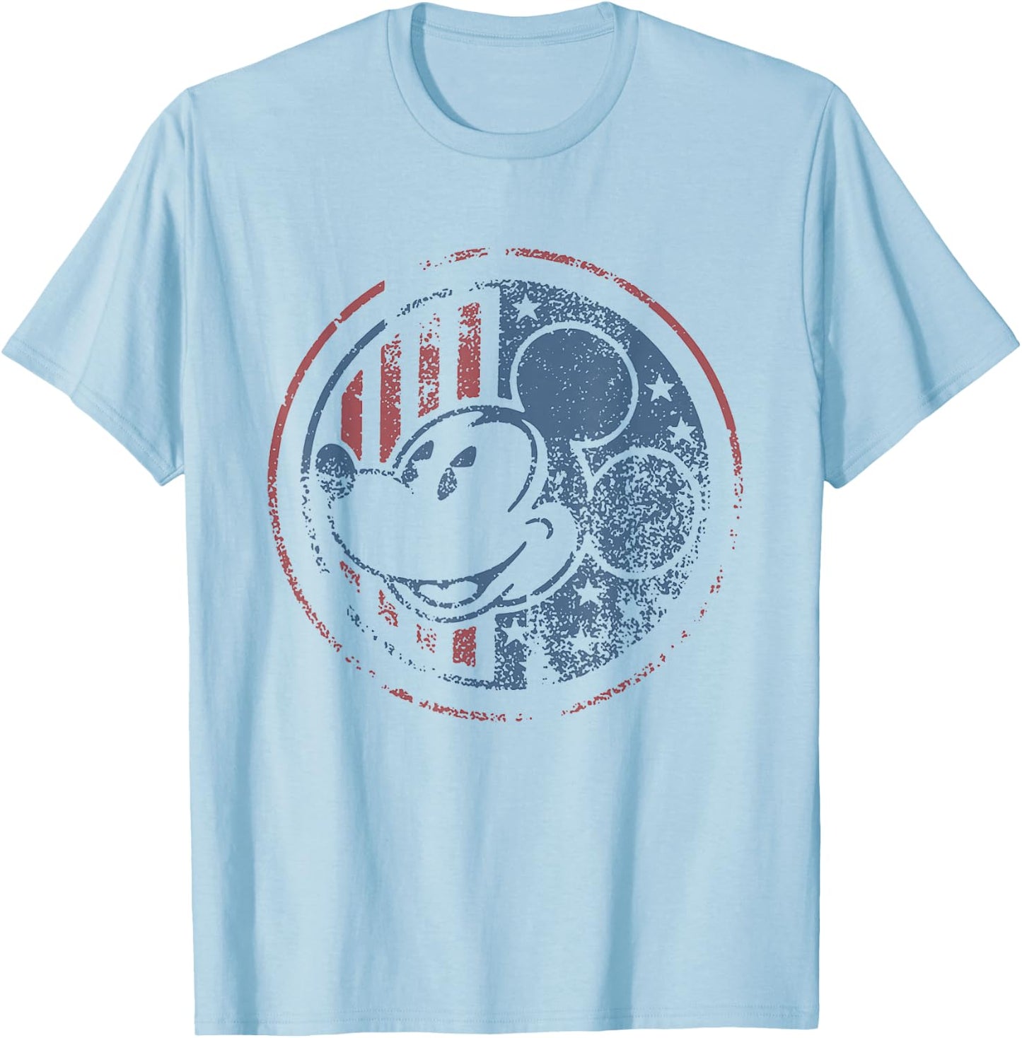 Disney Americana Mickey Mouse T-Shirt - T-Shirt | Light Blue