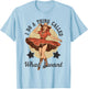 I Do A Thing Called What I Want Vintage Western Cowgirl T-Shirt - T-Shirt | Light Blue