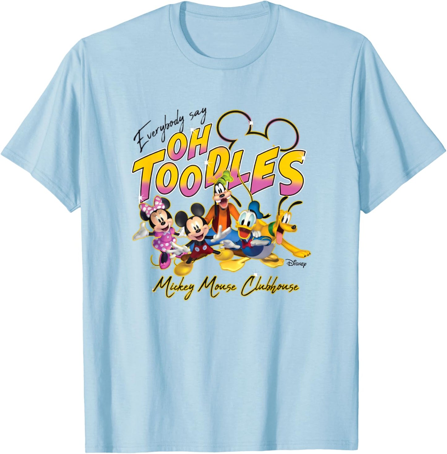 Disney Mickey Mouse Clubhouse Everybody Say Oh Toodles T-Shirt - T-Shirt | Light Blue