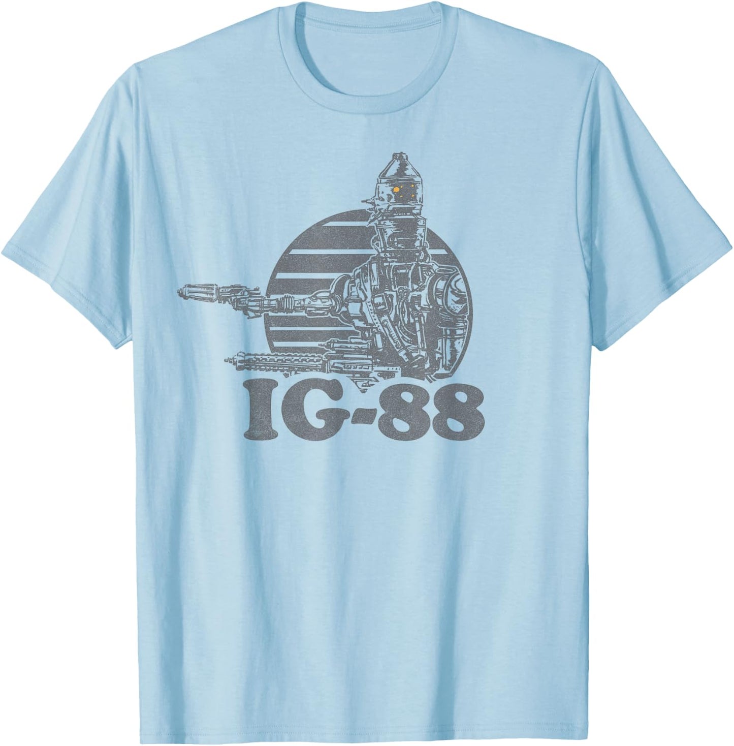 Star Wars IG-88 Bounty Hunter Badge Graphic T-Shirt - T-Shirt | Light Blue