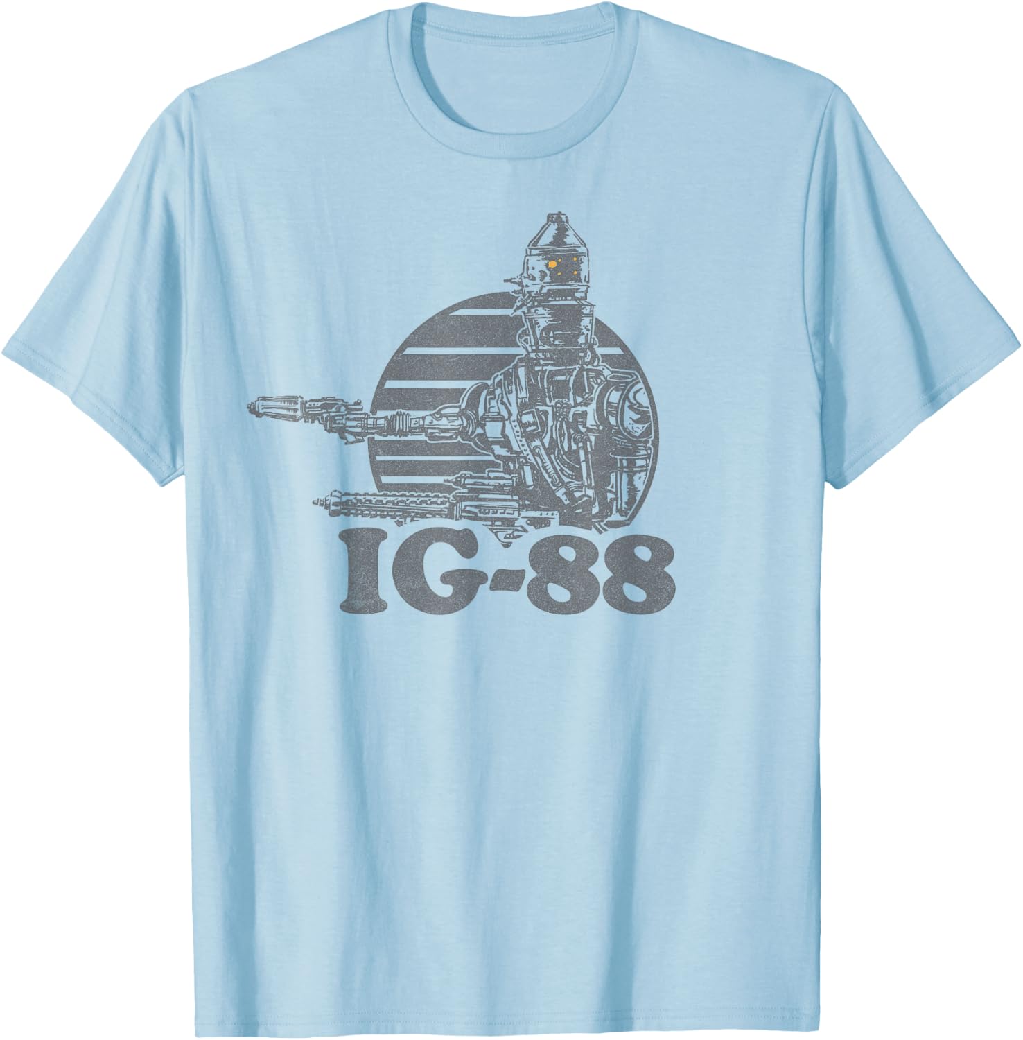 Star Wars IG-88 Bounty Hunter Badge Graphic T-Shirt - T-Shirt | Light Blue