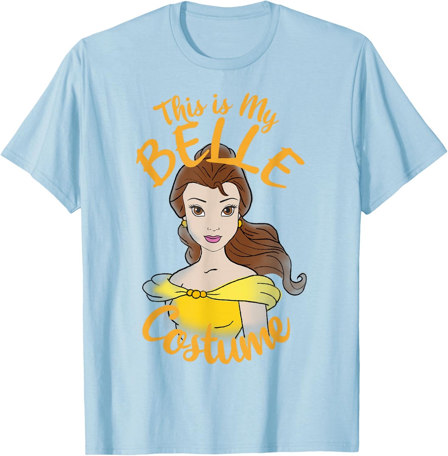 Disney Beauty And The Beast Belle My Costume Halloween T-Shirt - T-Shirt | Light Blue