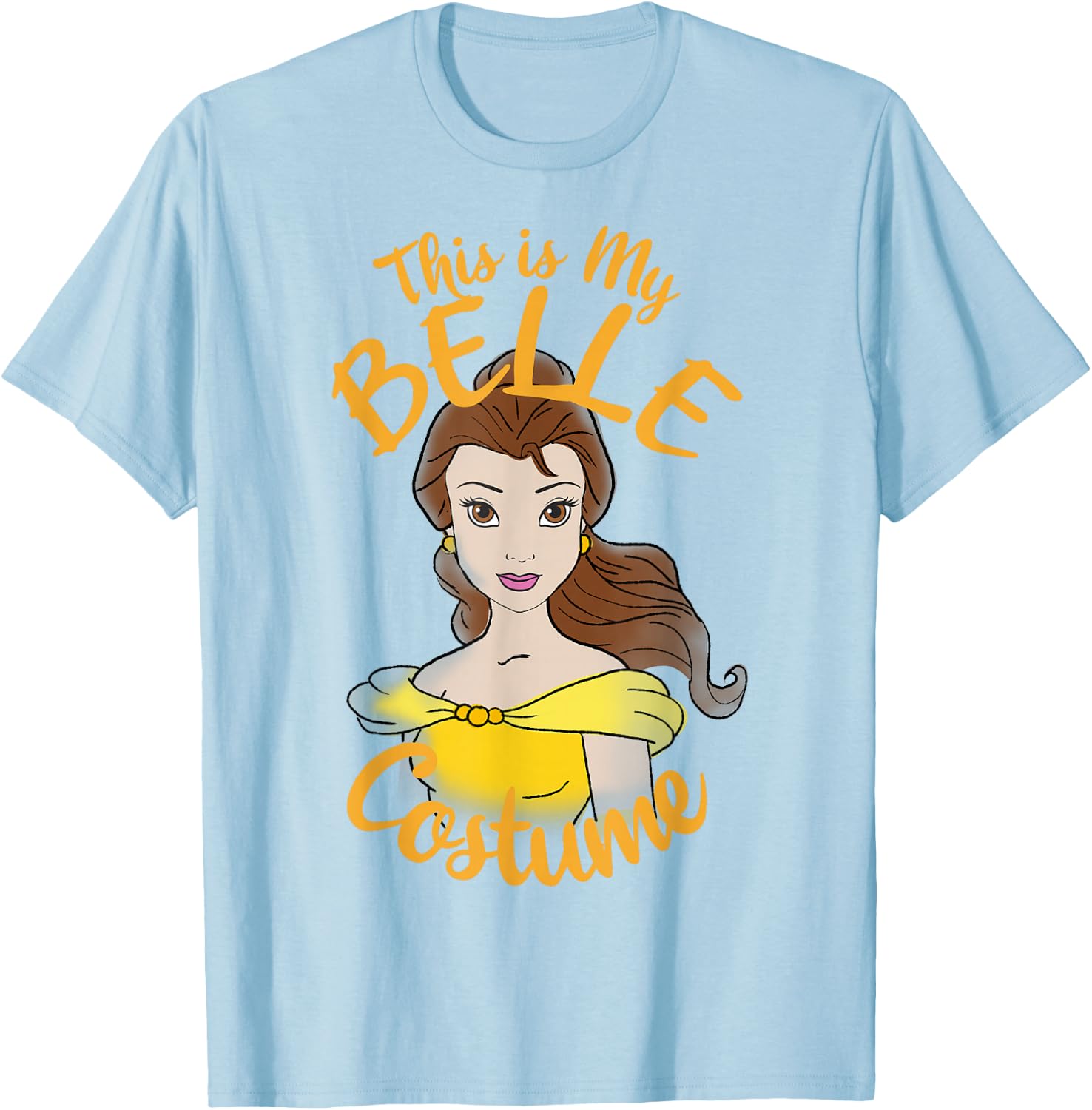 Disney Beauty And The Beast Belle My Costume Halloween T-Shirt - T-Shirt | Light Blue