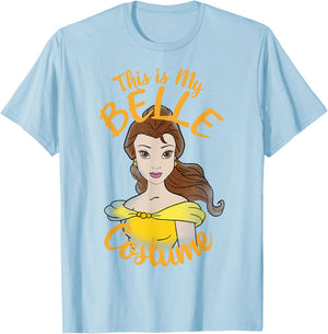Disney Beauty And The Beast Belle My Costume Halloween T-Shirt - T-Shirt | Light Blue