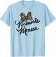Disney - Minnie Mouse Leopard Autograph T-Shirt - T-Shirt | Light Blue