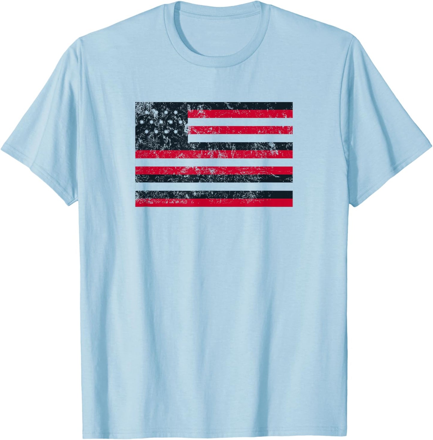 SERAPIS distressed flag (Front) T-Shirt - T-Shirt | Light Blue