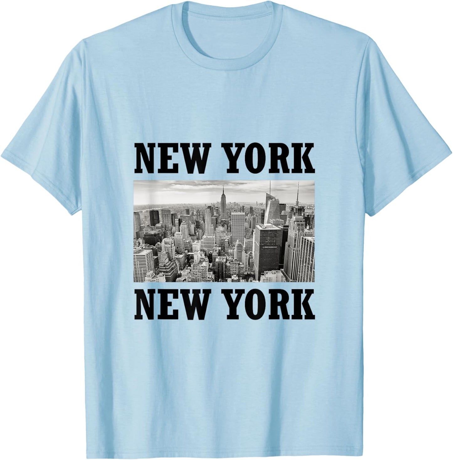 New York New York City Photo T-Shirt - T-Shirt | Light Blue