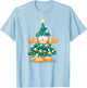 Garfield Christmas Tree T-Shirt - T-Shirt | Light Blue
