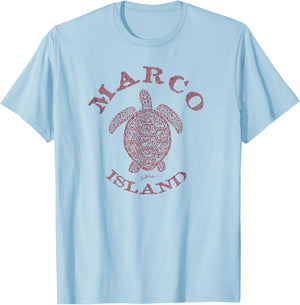JCombs: Marco Island, FL, Sea Turtle T-Shirt - T-Shirt | Light Blue