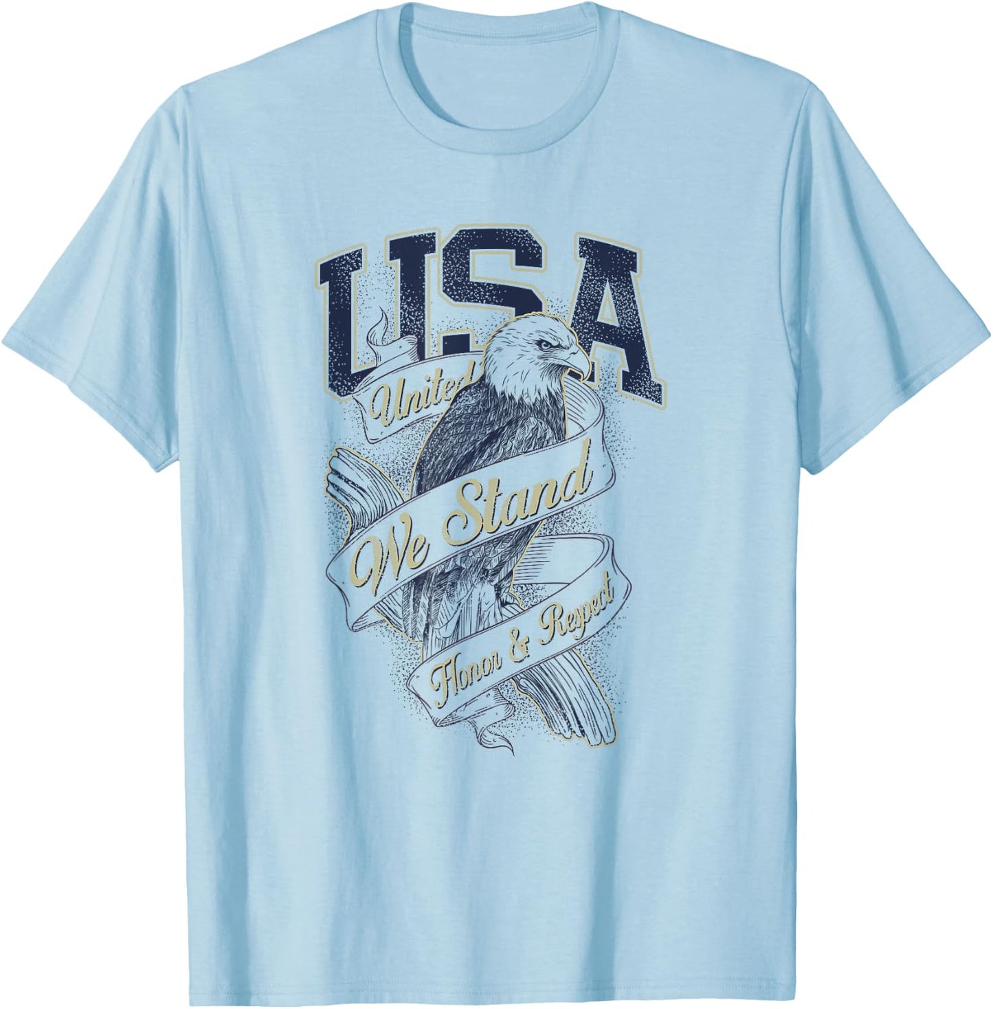 United We Stand USA | Classic Look T-Shirt - T-Shirt | Light Blue