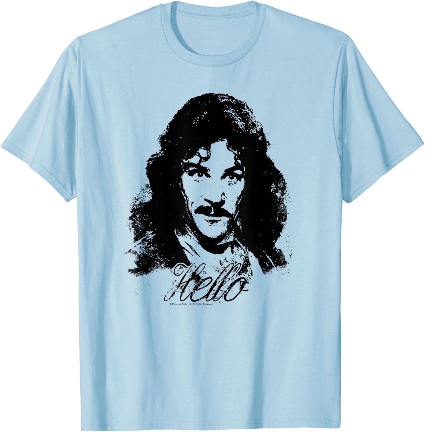 The Princess Bride Inigo Hello T-Shirt - T-Shirt | Light Blue