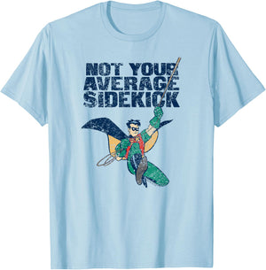 Batman: The Animated Series Robin Not Average T Shirt T-Shirt - T-Shirt | Light Blue