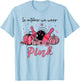 In October We Wear Pink Bowling Breast Cancer Awareness Gift T-Shirt - T-Shirt | Light Blue