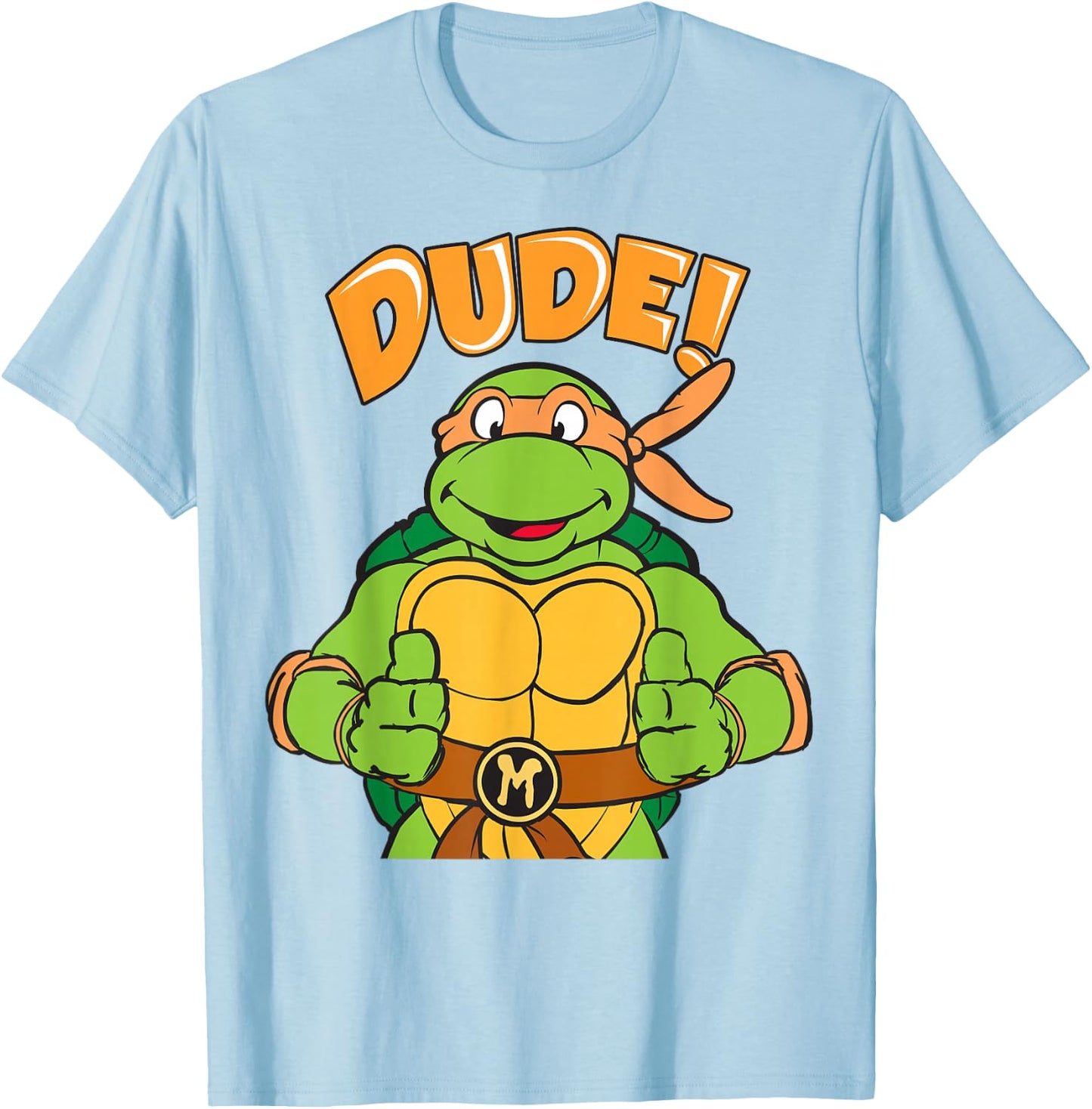Teenage Mutant Ninja Turtles Michelangelo Dude T-Shirt - T-Shirt | Light Blue