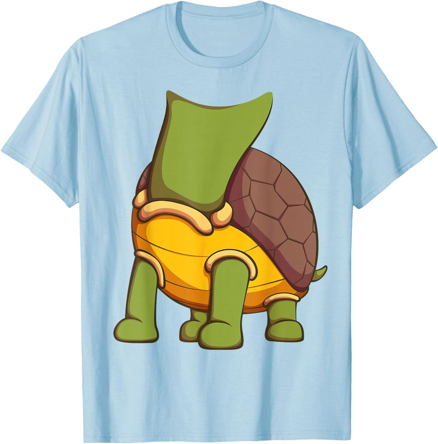 Turtle Costume for Halloween Tortoise Animal Cosplay T-Shirt - T-Shirt | Light Blue