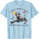 Halloween There's Room On My Broom For You Too Teacher T-Shirt - T-Shirt | Light Blue