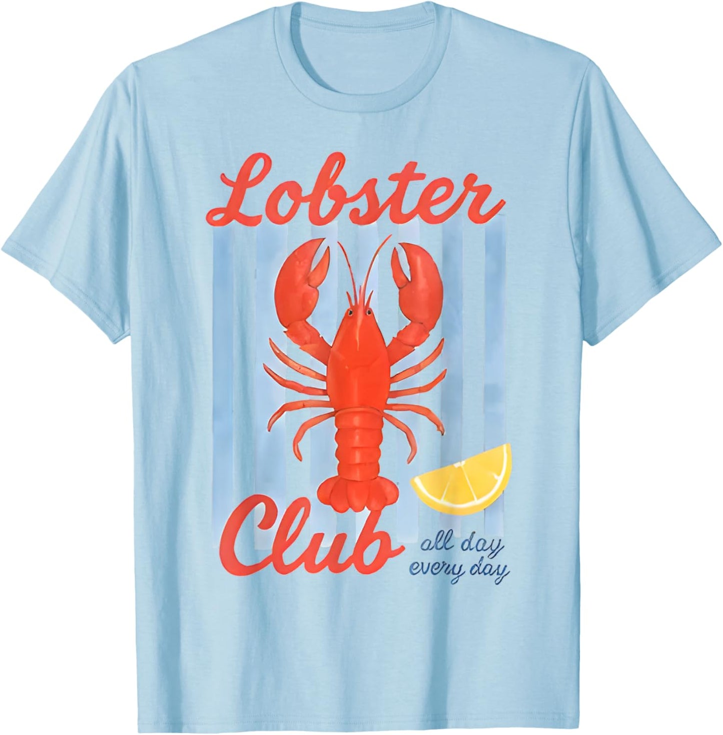 Vintage Red Lobster T-Shirt - T-Shirt | Light Blue