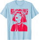 Ghoul Girl | Trippy Horror Creepy Goth Grunge Edgy Harajuku T-Shirt - T-Shirt | Light Blue