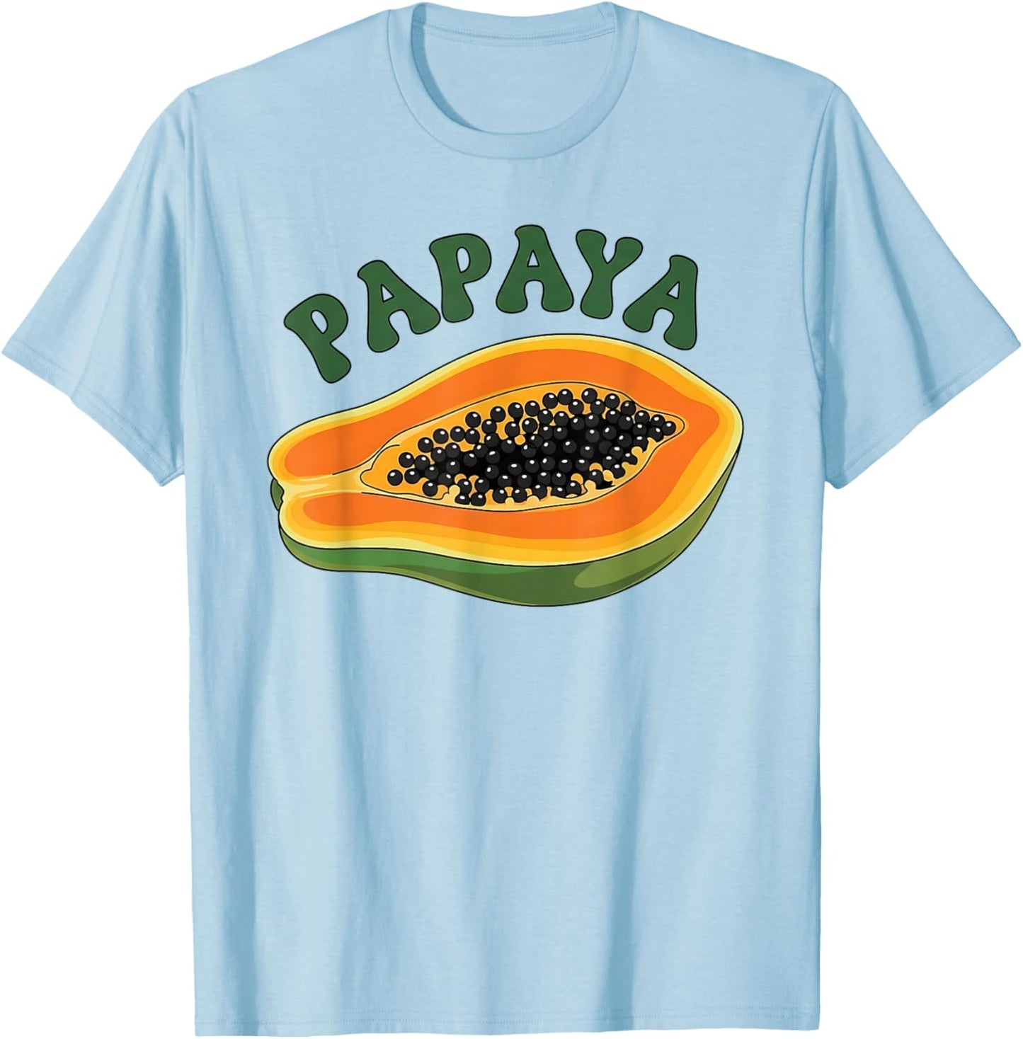 Papaya Exotic Halloween Tropical Fruit Costume Men Women Kid T-Shirt - T-Shirt | Light Blue