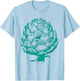 Huge Giant Artichoke Graphic Vegetable T-Shirt - T-Shirt | Light Blue