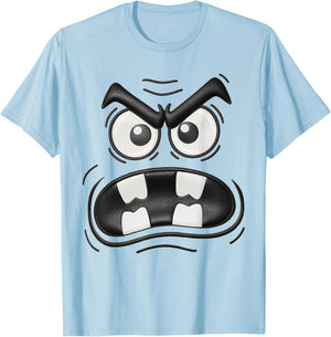 Creepy Carrots Face Halloween Funny Costume Kids Boys Women T-Shirt - T-Shirt | Light Blue